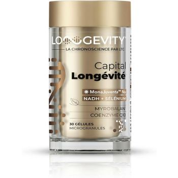 Longevity capital long&eacute;vit&eacute; Les 3 Ch&ecirc;nes - pot de 30 g&eacute;lules 