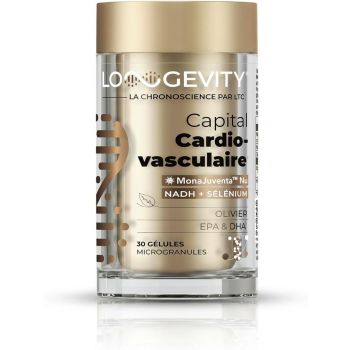 Longevity capital cardio vasculaire Les 3 Ch&ecirc;nes - pot de 30 g&eacute;lules 