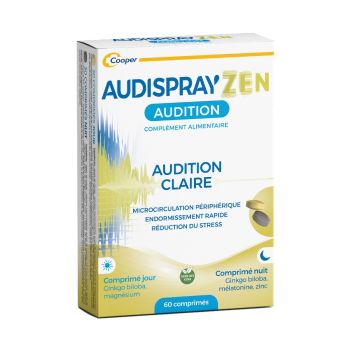 Audispray Zen audition claire Cooper - boîte de 60 comprimés