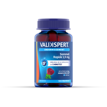Sommeil rapide Valdispert - pot de 60 gommes