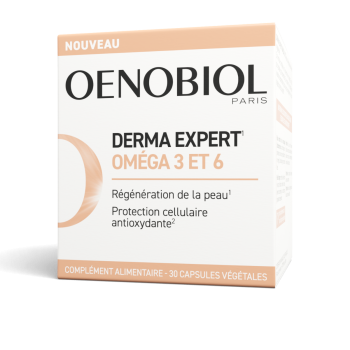 Derma Expert oméga 3 et 6 Oenobiol - boîte de 30 comprimés