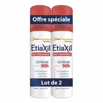 Anti-transpirant extr&ecirc;me 96h Etiaxil - lot de 2 sprays de 150ml