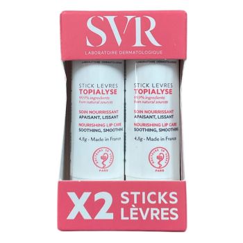 Topialyse stick lèvres SVR - lot de 2 sticks de 4g