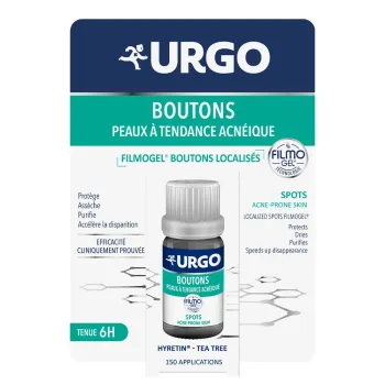 Filmogel boutons localis&eacute;s peaux &agrave; tendance acn&eacute;ique Urgo - flacon de 3,25ml