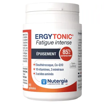 Ergytonic fatigue intense &eacute;puisement Nutergia - pot de 60 g&eacute;lules