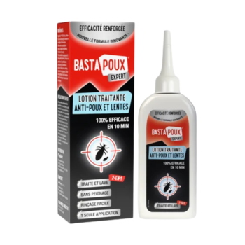 BastaPoux expert lotion traitante anti-poux et lentes PediAct - flacon de 100ml
