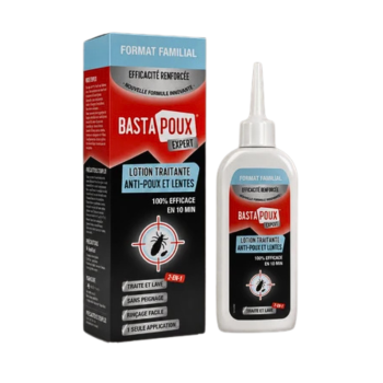 BastaPoux expert lotion traitante anti-poux et lentes PediAct - flacon de 200ml