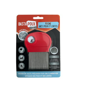 BastaPoux expert peigne anti-poux et lentes PediAct - boite de 1 peigne