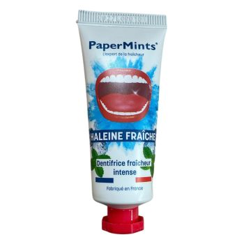 Dentifrice fraîcheur intense PaperMints - tube de 25ml