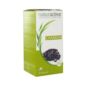 Charbon végétal Naturactive - boite de 60 capsules