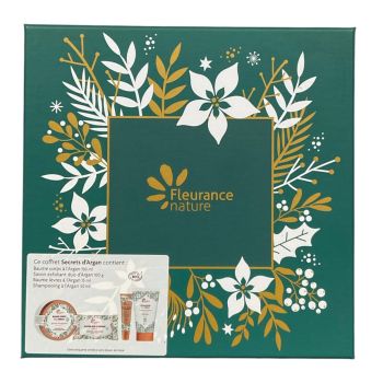 Coffret Secrets d'Argan bio Fleurance nature - coffret de 4 produits