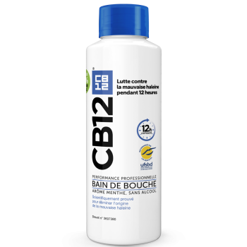 CB12 Bain de bouche goût menthe - flacon de 500 ml