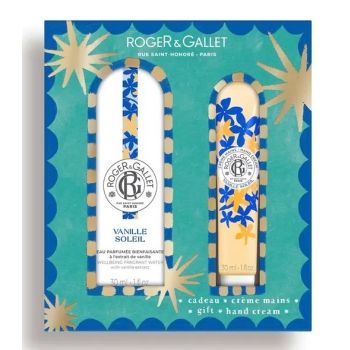 Coffret Vanille soleil Roger & Gallet - coffret de 2 produits