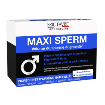 Maxi sperm Eric Favre - boîte de 60 gélules
