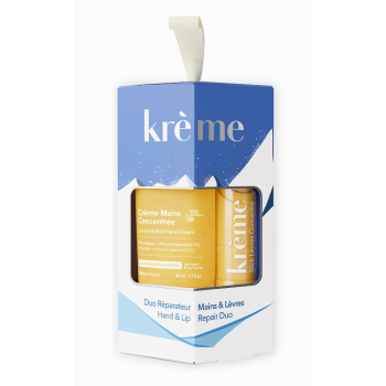 Duo réparateur mains et lèvres Krème - coffret contenant 2 produits
