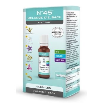 Fleur de bach N°45 minceur globules Lemon Pharma - flacon de 20g