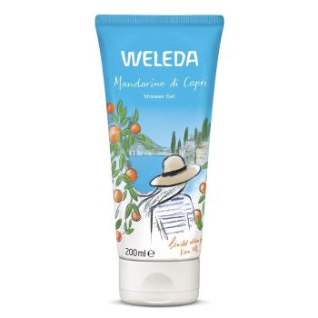 Cr&egrave;me de douche Mandarino di Capri Mandarine ensoleill&eacute;e Weleda - tube de 200ml
