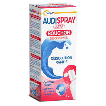 Audispray Bouchons de cérumen - spray de 20 ml