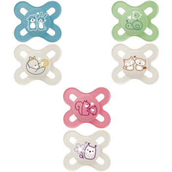 Sucette Original naissance nouveau-nés et prématurés 0-2 mois Mam - boite de 2 sucettes