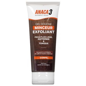 Gel douche minceur exfoliant Anaca3 - tube de 220 ml
