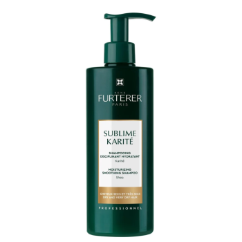 Sublime Karité shampooing disciplinant hydratant René Furterer - flacon-pompe de 500ml
