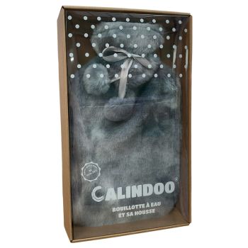 Bouillotte à eau avec housse marbre Calindoo - bouillotte de 2L