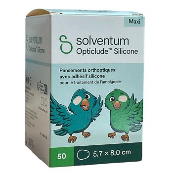 Pansements orthoptiques avec adhésif silicone 3M - 50 pièces 