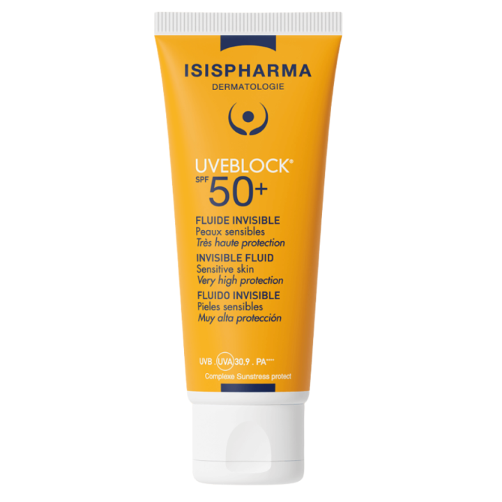 Uveblock SPF50+ fluide invisible Isispharma - tube de 40ml