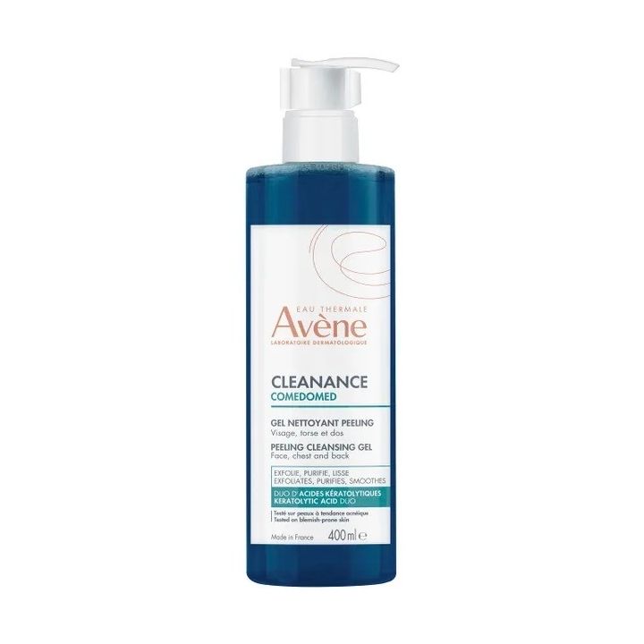 Cleanance Comedomed gel nettoyant peeling Avène - flacon-pompe de 400ml