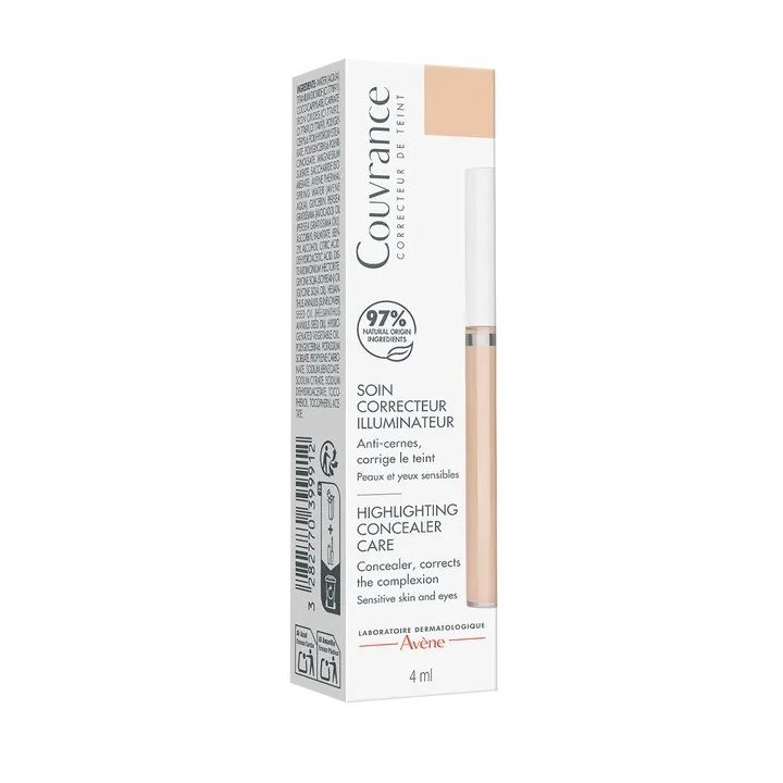 Couvrance soin correcteur illuminateur Avène - tube de 4ml