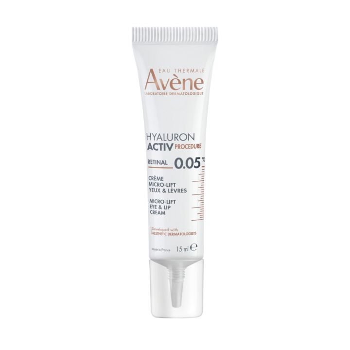 Hyaluron Activ Procedure Crème micro-lift yeux et lèvres retinal 0,05% Avène - tube de 15ml