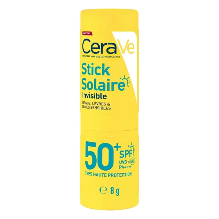 Stick solaire invisible CeraVe - stick de 8g