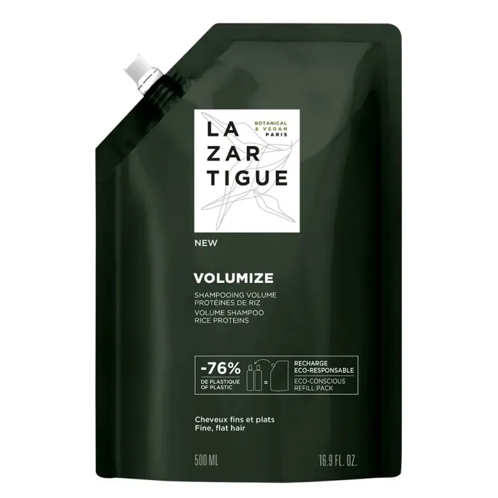 Volumize shampooing volume Lazartigue - éco-recharge de 500ml