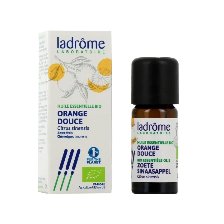 Huile essentielle orange douce Ladrôme - flacon de 10ml