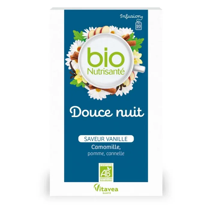 Infusion douce nuit Nutrisanté - boite de 20 sachets