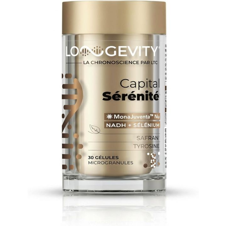 Longevity capital sérénité Les 3 Chênes - pot de 30 gélules 