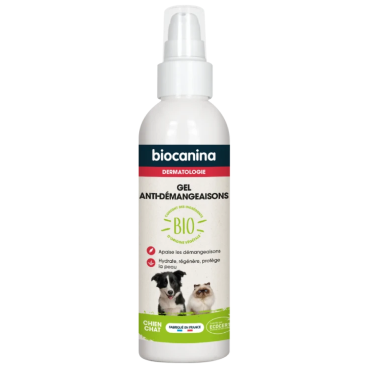 Gel anti-démangeaisons BIO Biocanina - spray de 125ml 