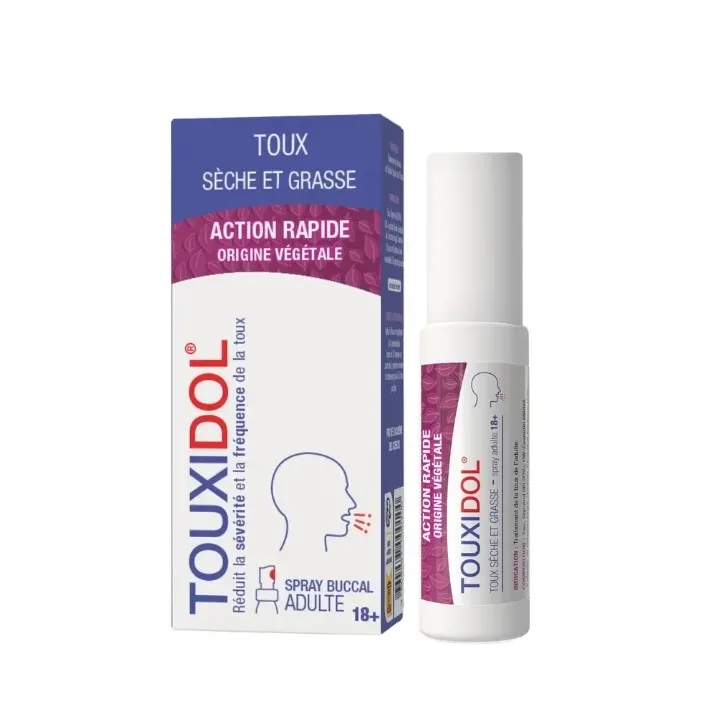 Touxidol spray toux sèche et grasse adultes PediAct - spray de 30ml