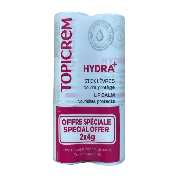 Hydra+ stick lèvres desséchées ou gercées Topicrem