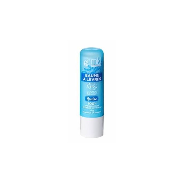 Baume à lèvres bio Sans parfum MKL Green Nature - 1 stick de 4g