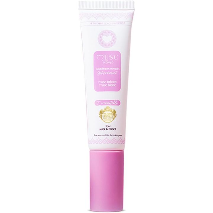 Gel parfumant musc blanc l'irrésistible Musc Intime - tube de 30ml