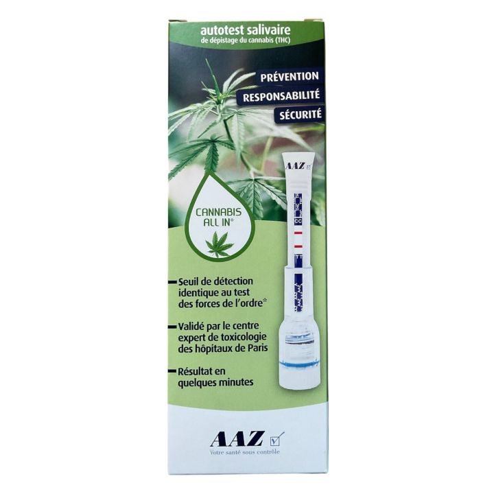 Autotest salivaire de dépistage du cannabis AAZ - 1 test