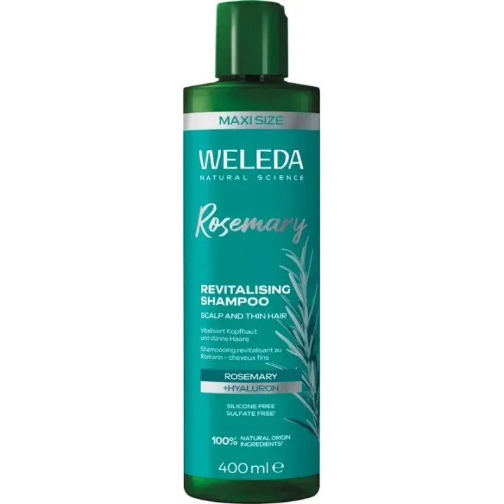 Shampooing revitalisant au romarin Weleda - flacon de 400ml