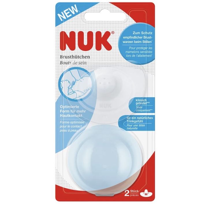 Bouts de sein taille M NUK - 2 pièces