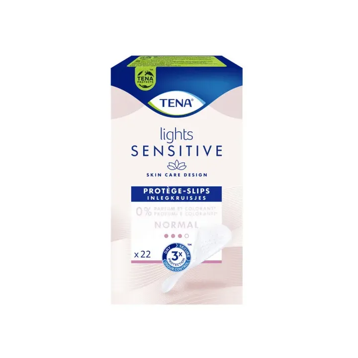 Lights sensitive protège-slip normal Tena - boite de 22 protèges slips