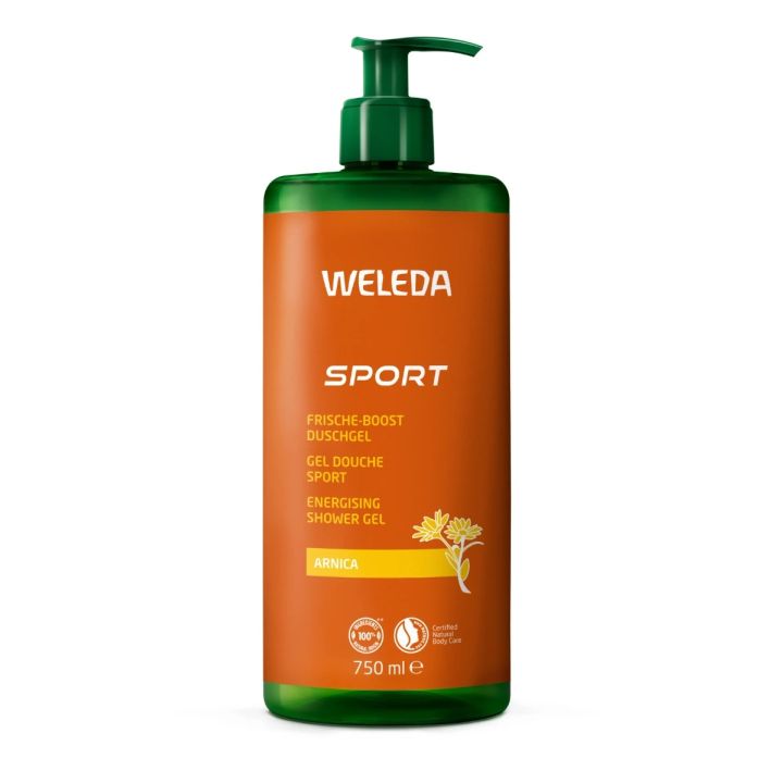 Gel douche sport à l'Arnica Weleda