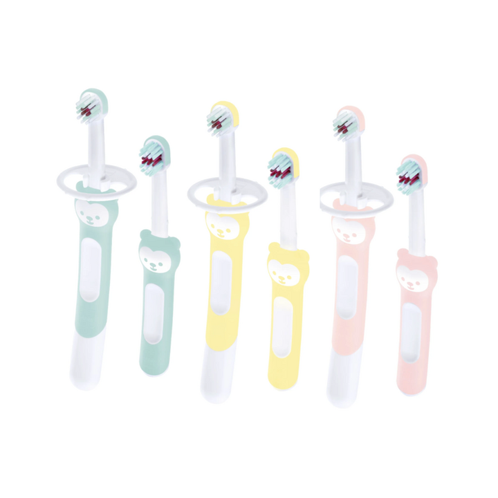 Kit brosse à dents d'apprentissage MAM - kit de 2 brosses à dents