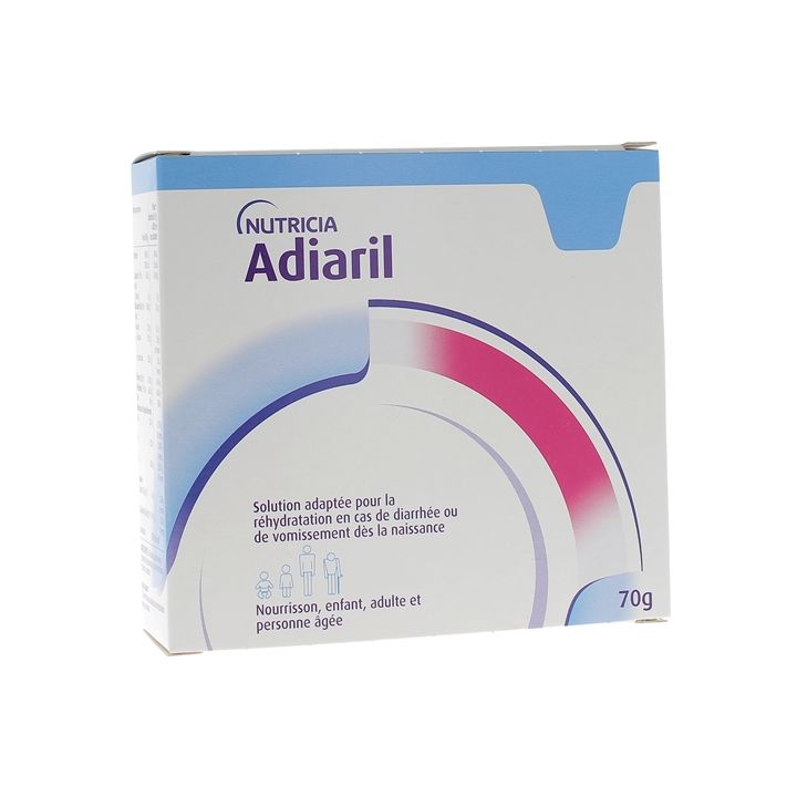 Adiaril solution de réhydratation pour bébé - boîte de 10 sachets
