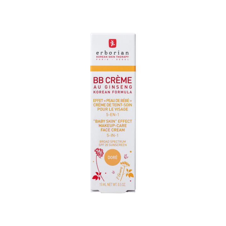 BB crème au ginseng teinte doré Erborian