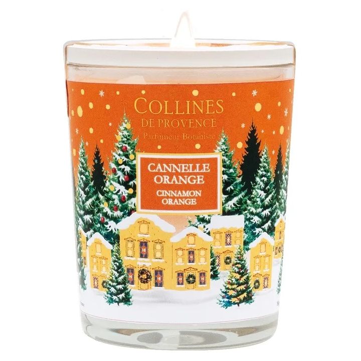 Bougie parfumée Cannelle Orange Collines de Provence